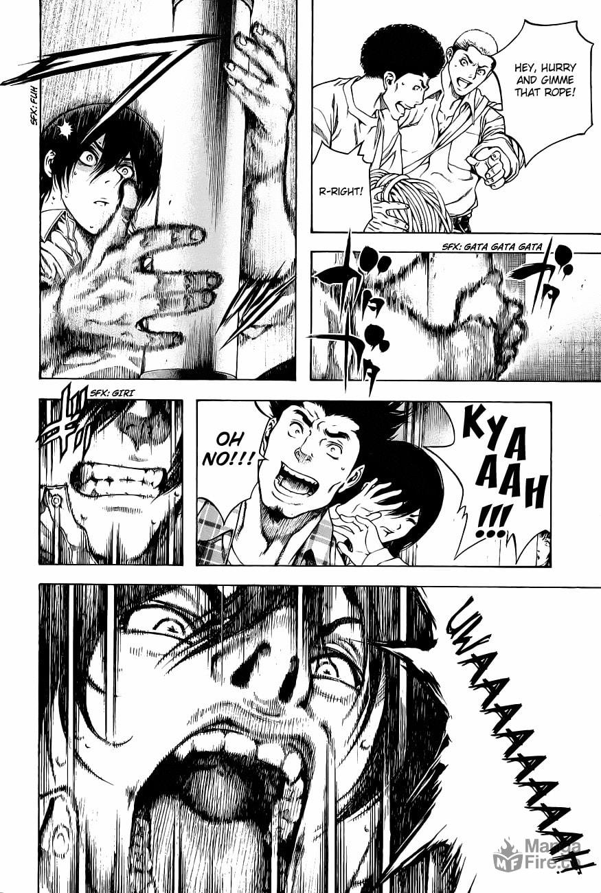 The Climber (Kokou no Hito) Manga Chapter 1 page 30 - School Building Ascension scene