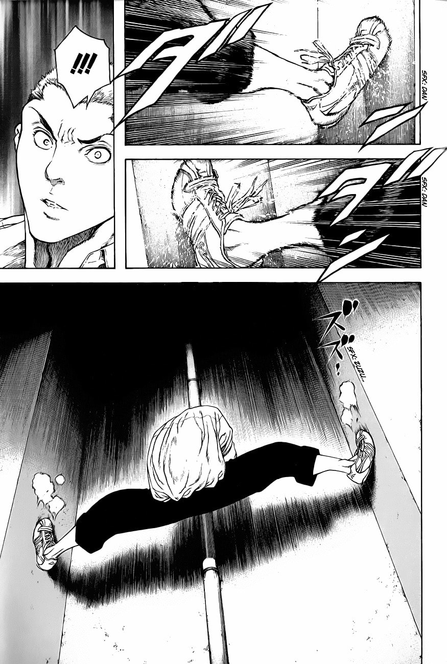 The Climber (Kokou no Hito) Manga Chapter 1 page 31 - School Building Ascension scene