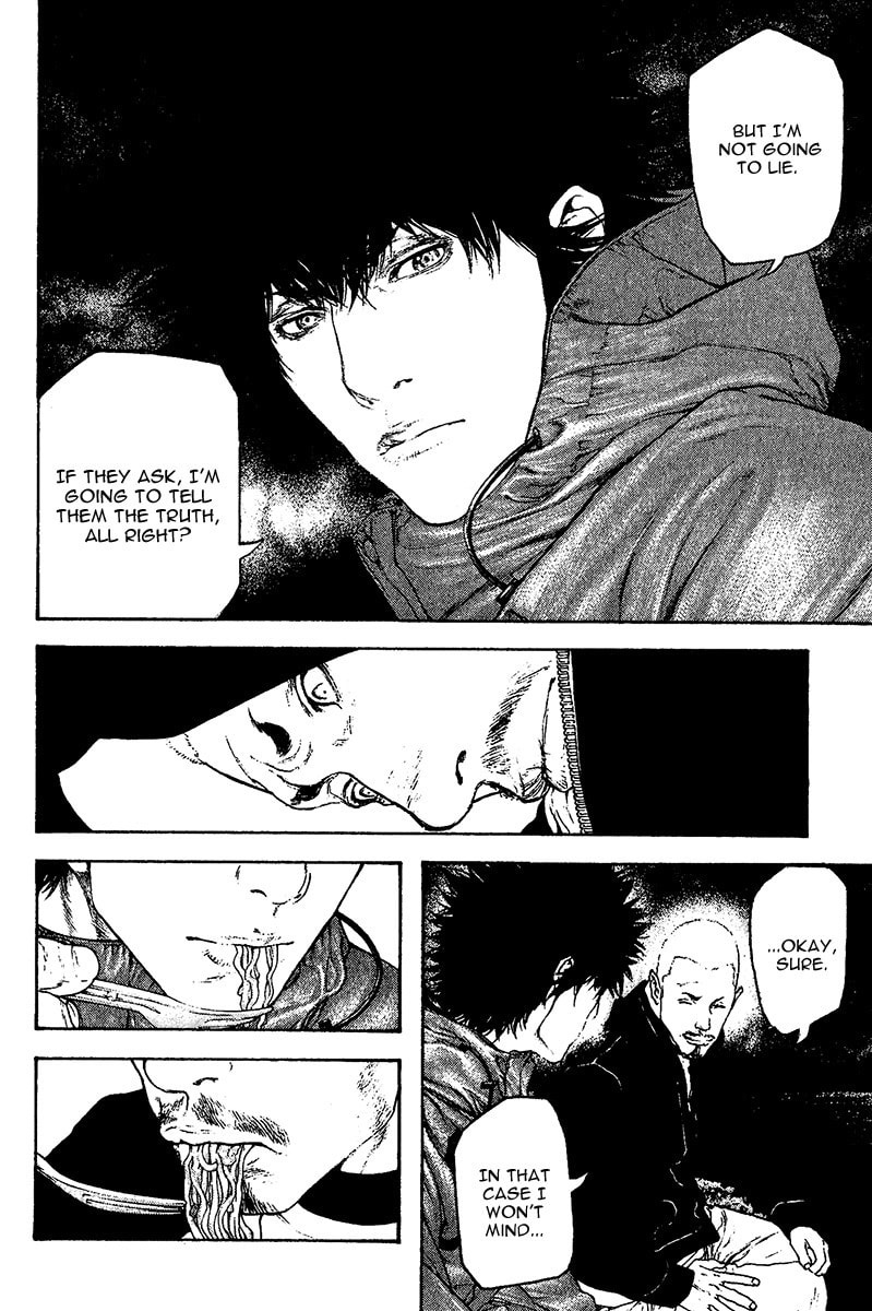 The Climber (Kokou no Hito) Manga Chapter 104 page 16 - Rules of a Simple Game scene