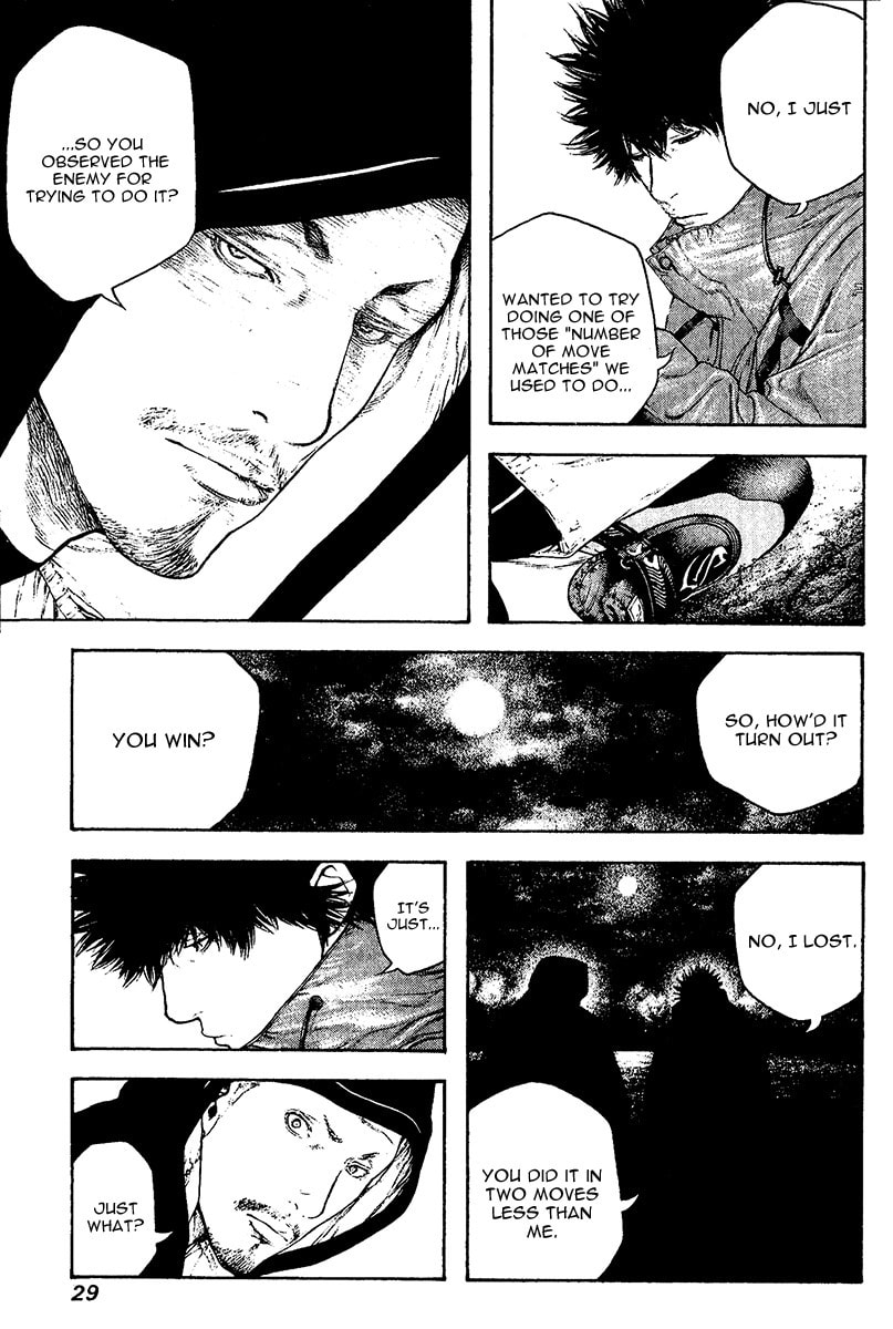 The Climber (Kokou no Hito) Manga Chapter 104 page 7 - Rules of a Simple Game scene