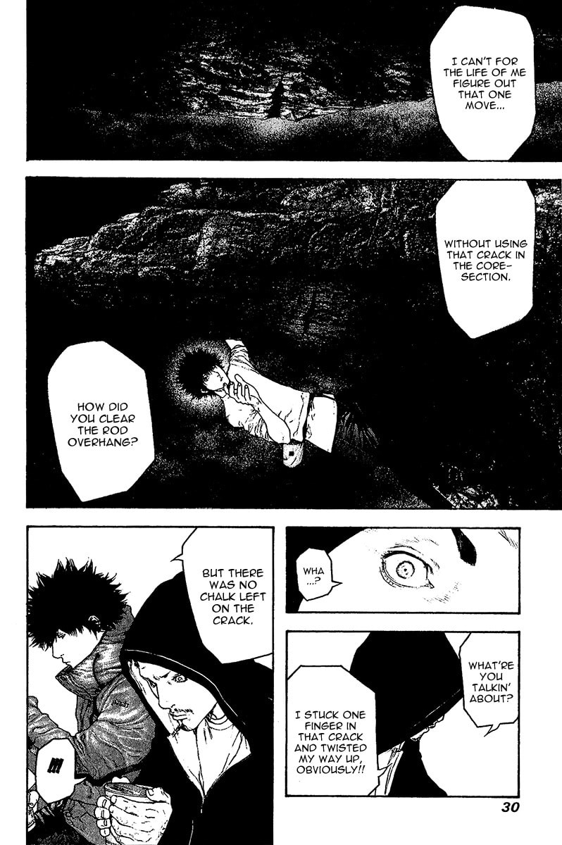 The Climber (Kokou no Hito) Manga Chapter 104 page 8 - Rules of a Simple Game scene