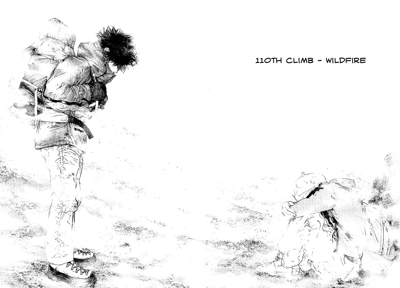 The Climber (Kokou no Hito) Manga Chapter 110 page 2 - Wildfire scene