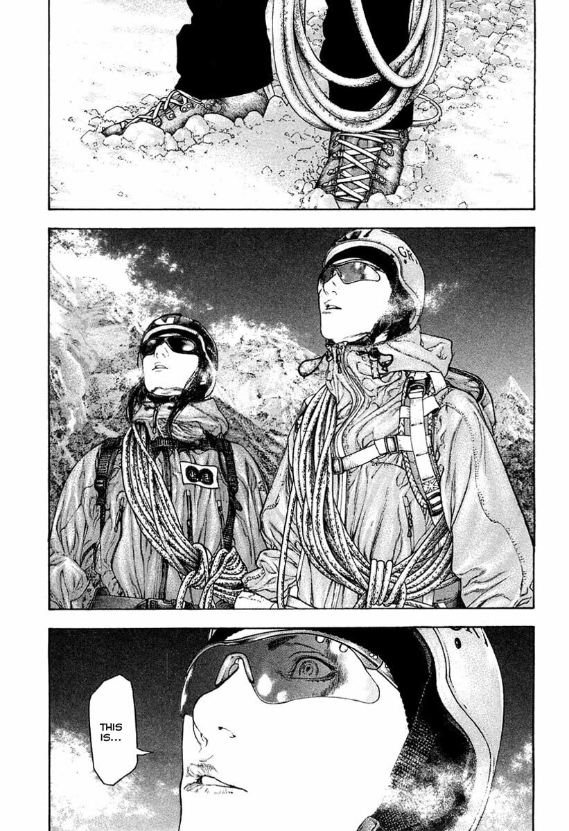 The Climber (Kokou no Hito) Manga Chapter 134 page 15 - Antithesis scene