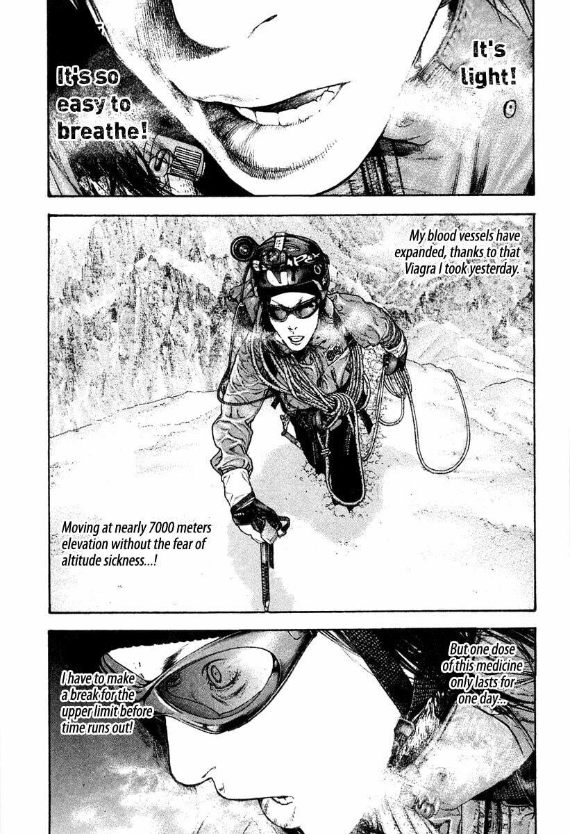 The Climber (Kokou no Hito) Manga Chapter 137 page 10 - Abnormally High scene