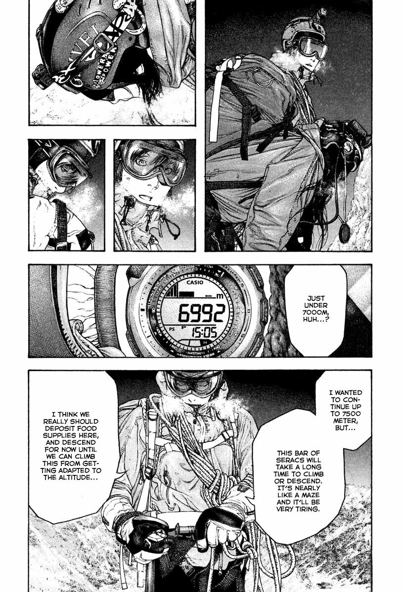 The Climber (Kokou no Hito) Manga Chapter 137 page 13 - Abnormally High scene