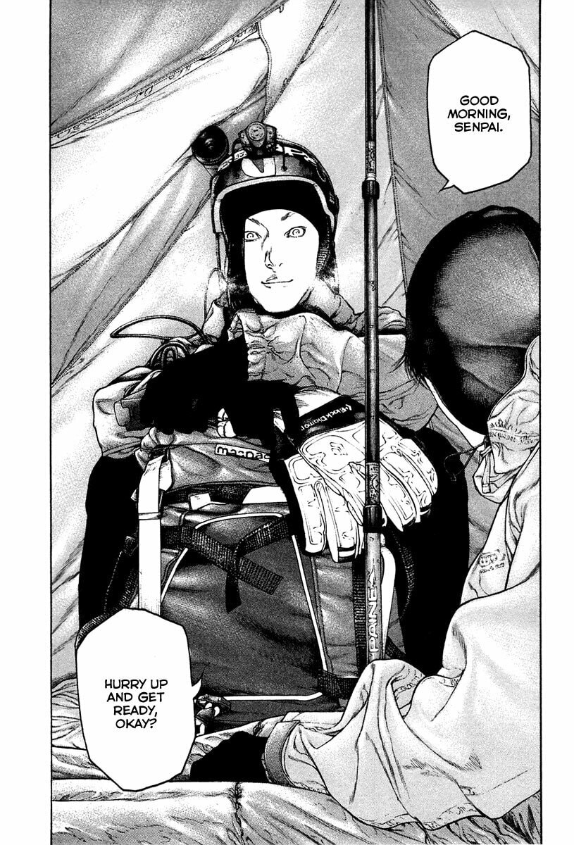 The Climber (Kokou no Hito) Manga Chapter 137 page 6 - Abnormally High scene