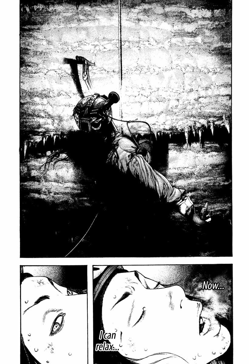 The Climber (Kokou no Hito) Manga Chapter 140 page 16 - Gravity's Aggression scene