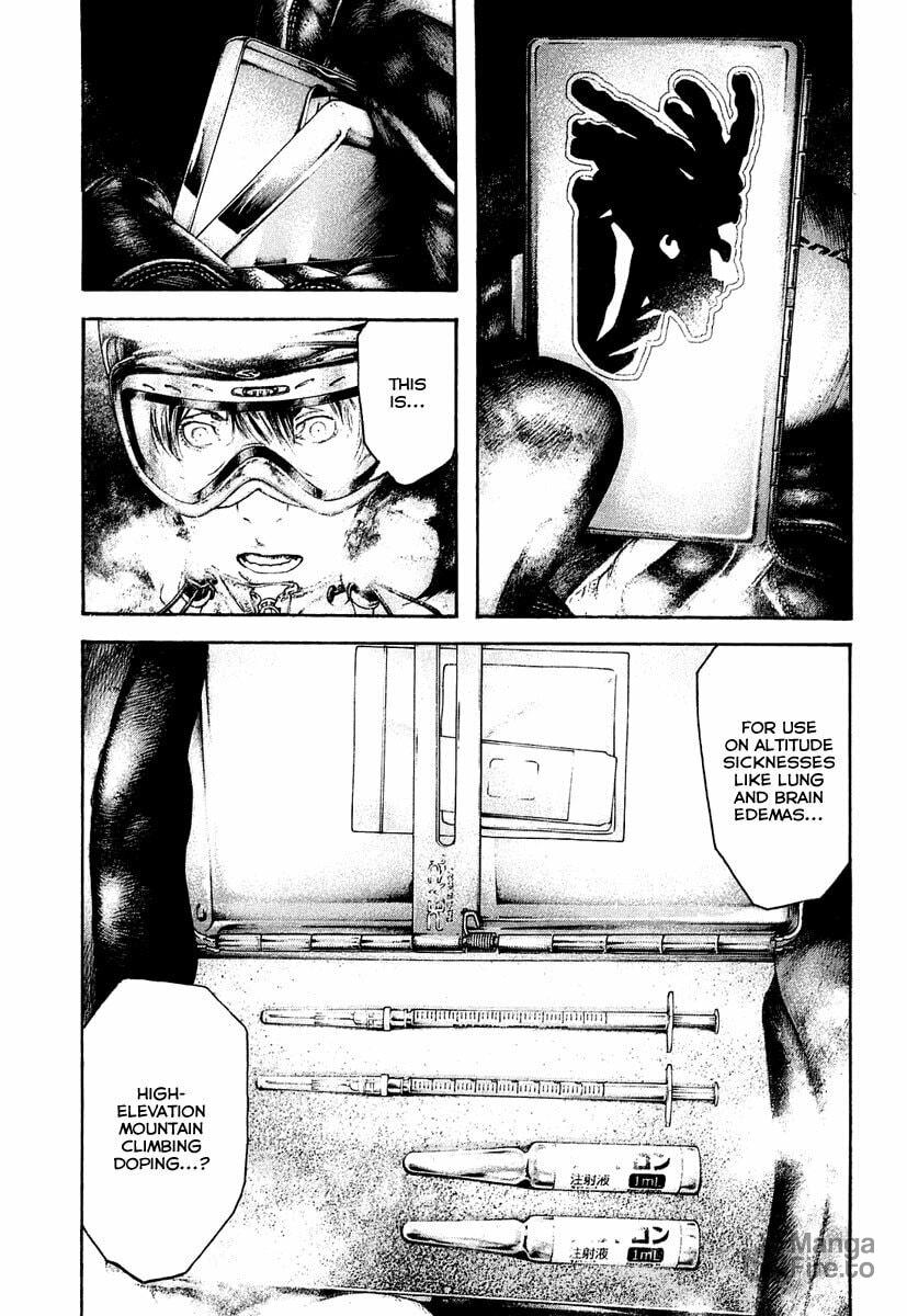 The Climber (Kokou no Hito) Manga Chapter 143 page 19 - Despair and Secret scene