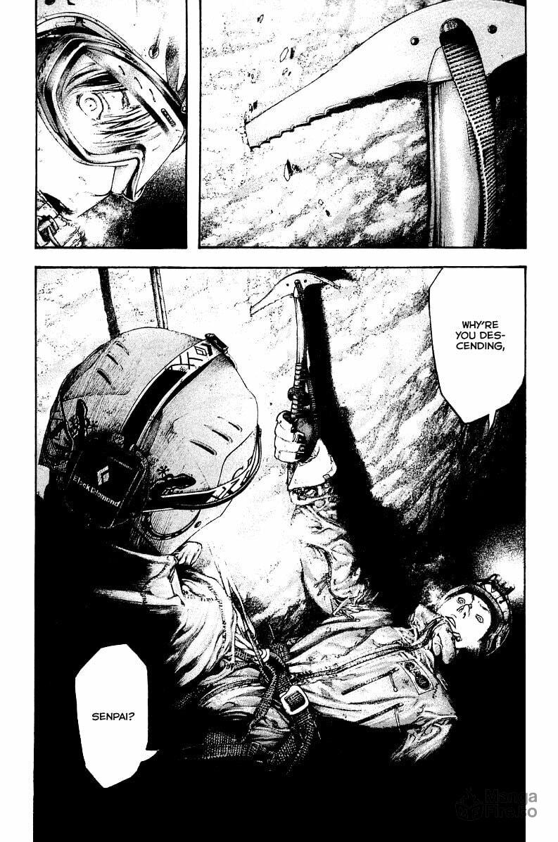The Climber (Kokou no Hito) Manga Chapter 144 page 18 - Regretful Decision scene