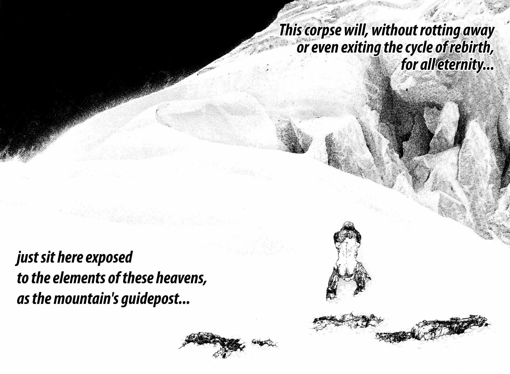 The Climber (Kokou no Hito) Manga Chapter 150 page 15 - Angel scene