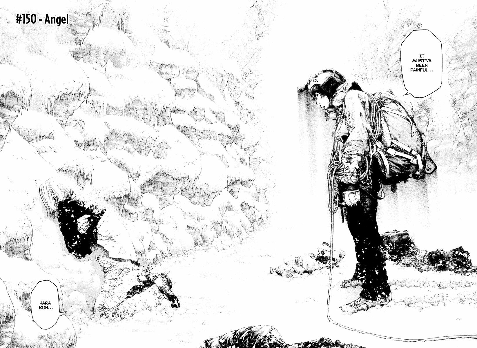 The Climber (Kokou no Hito) Manga Chapter 150 page 6 - Angel scene