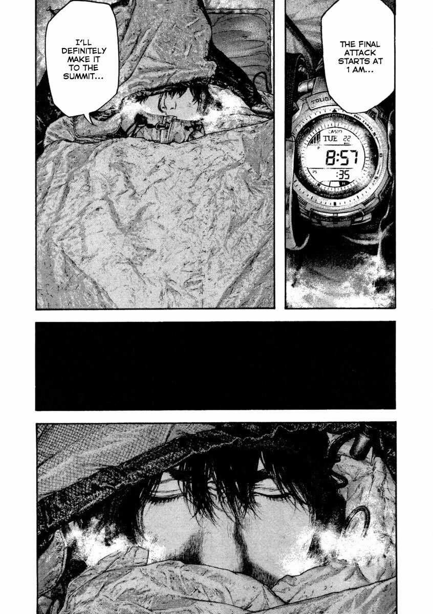 The Climber (Kokou no Hito) Manga Chapter 158 page 13 - Inhuman scene