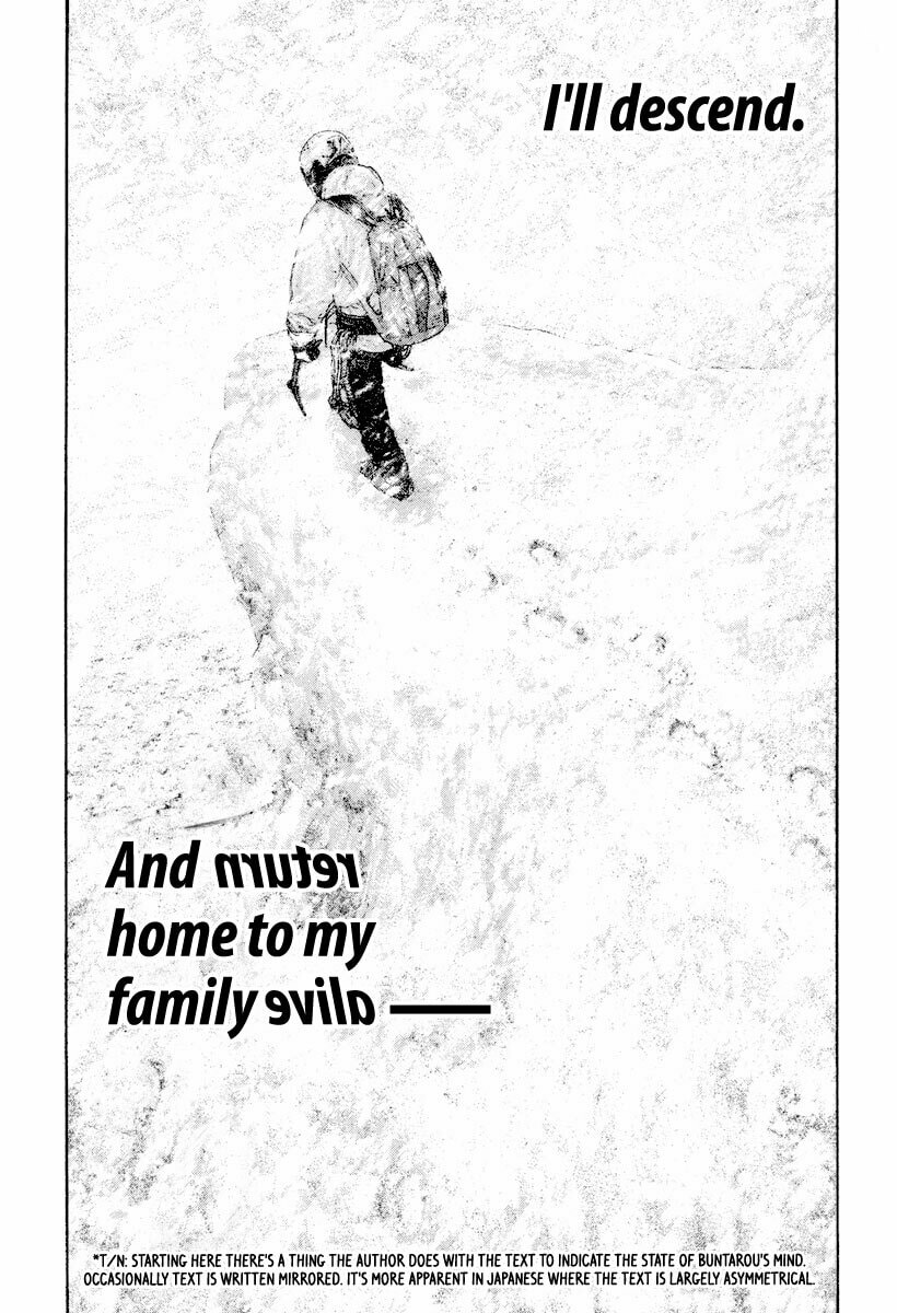 The Climber (Kokou no Hito) Manga Chapter 163 page 22 - Remorse scene