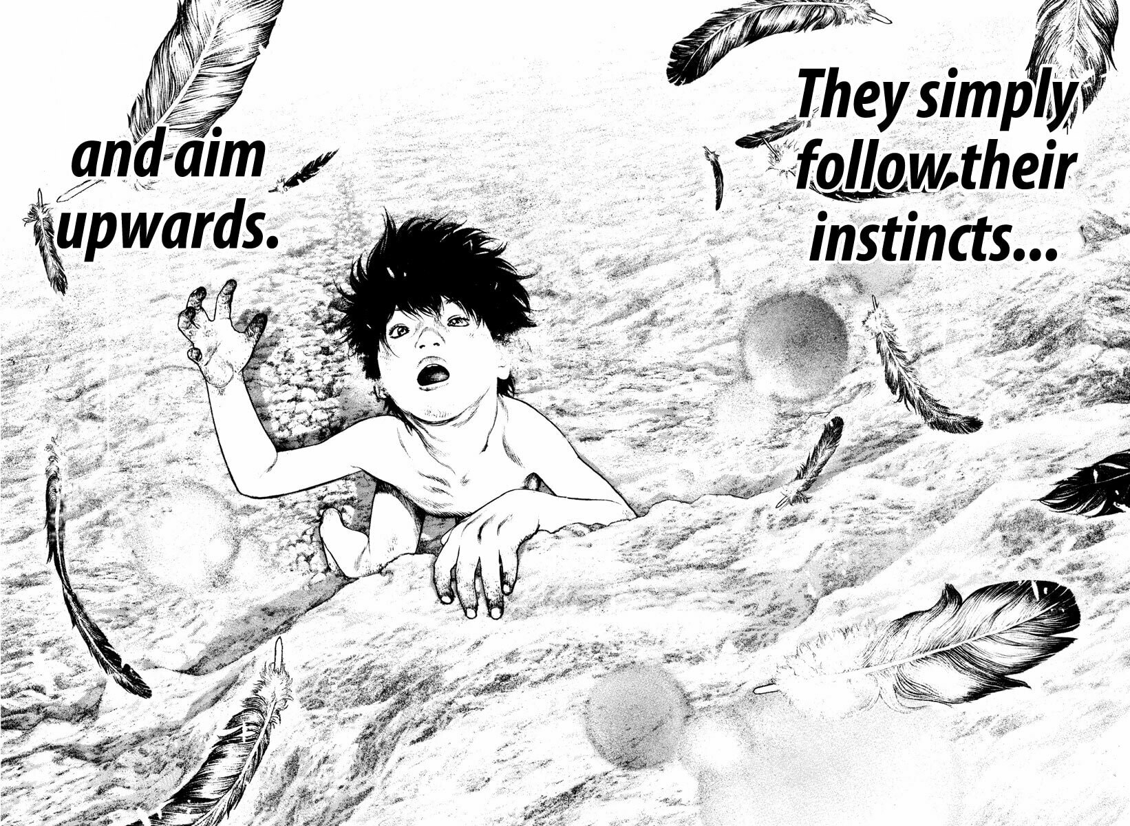 The Climber (Kokou no Hito) Manga Chapter 168 page 17 - Instinct scene