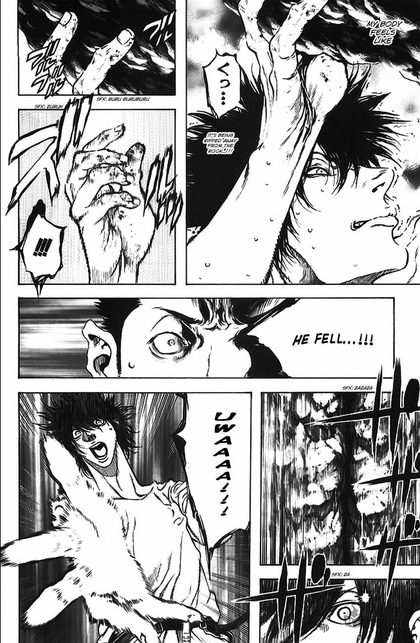 The Climber (Kokou no Hito) Manga Chapter 17 page 12 - Falling Accident scene