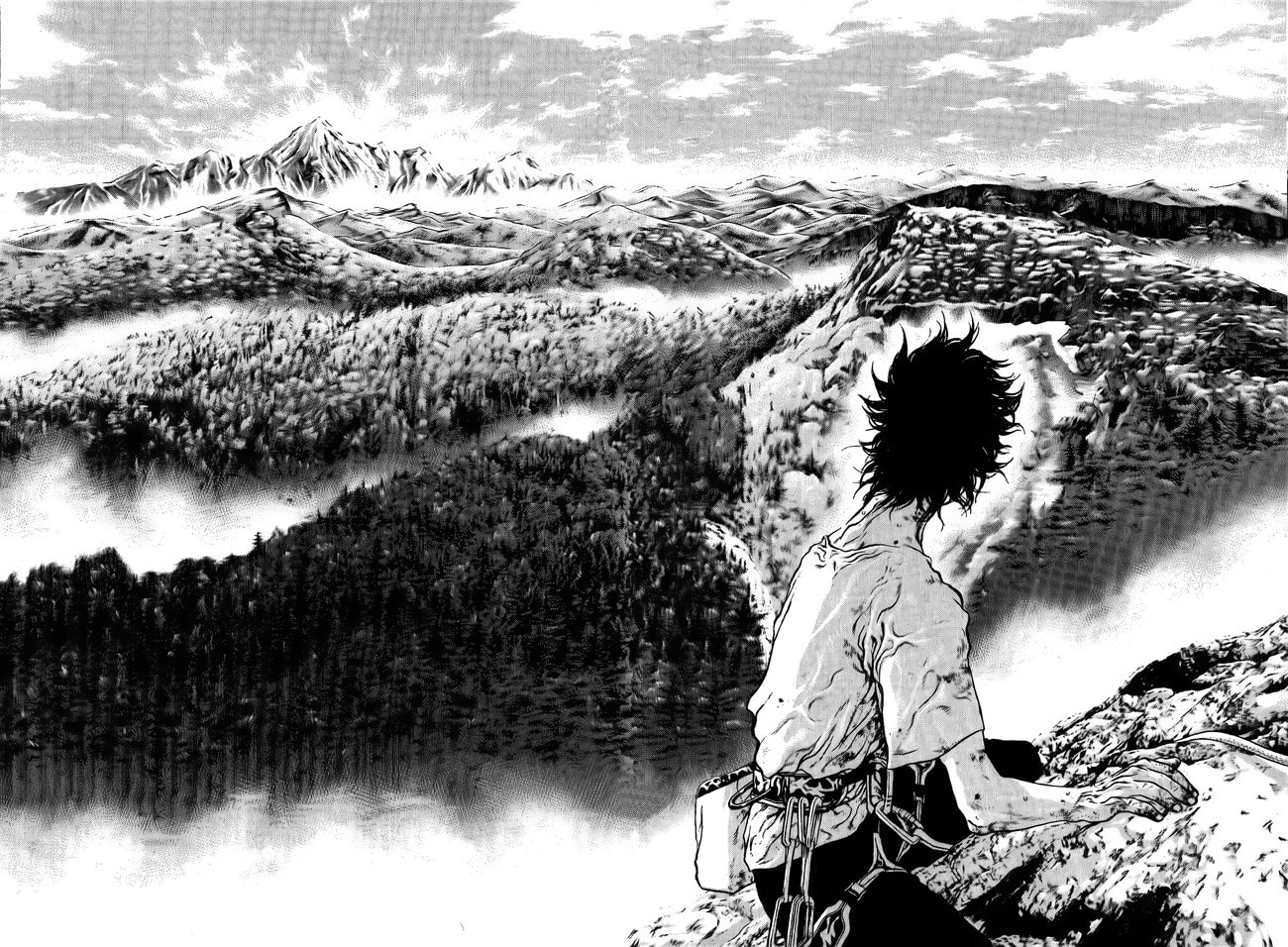 The Climber (Kokou no Hito) Manga Chapter 18 page 16 - Life-Saving scene