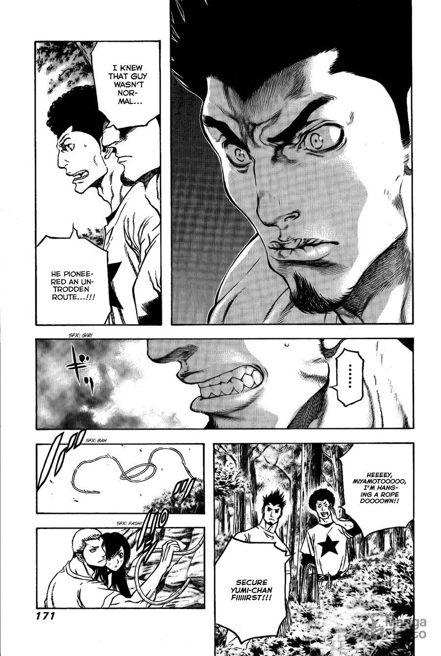 The Climber (Kokou no Hito) Manga Chapter 18 page 9 - Life-Saving scene