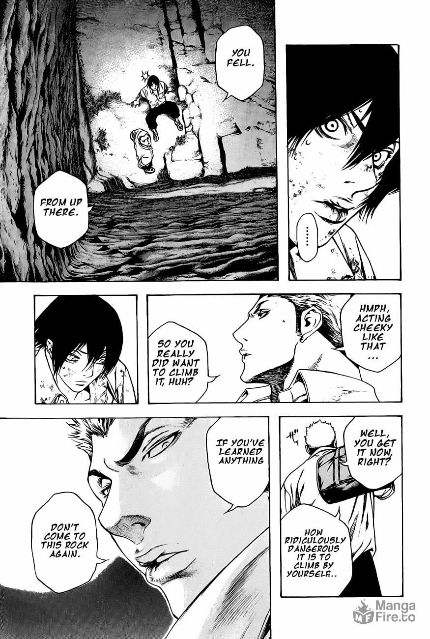 The Climber (Kokou no Hito) Manga Chapter 2 page 27 - Rope Partner scene