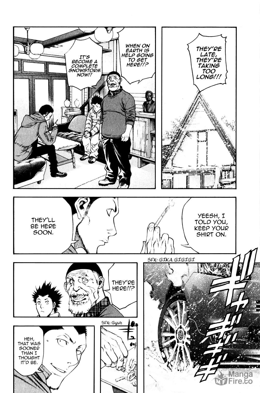 The Climber (Kokou no Hito) Manga Chapter 23 page 12 - Sleet scene