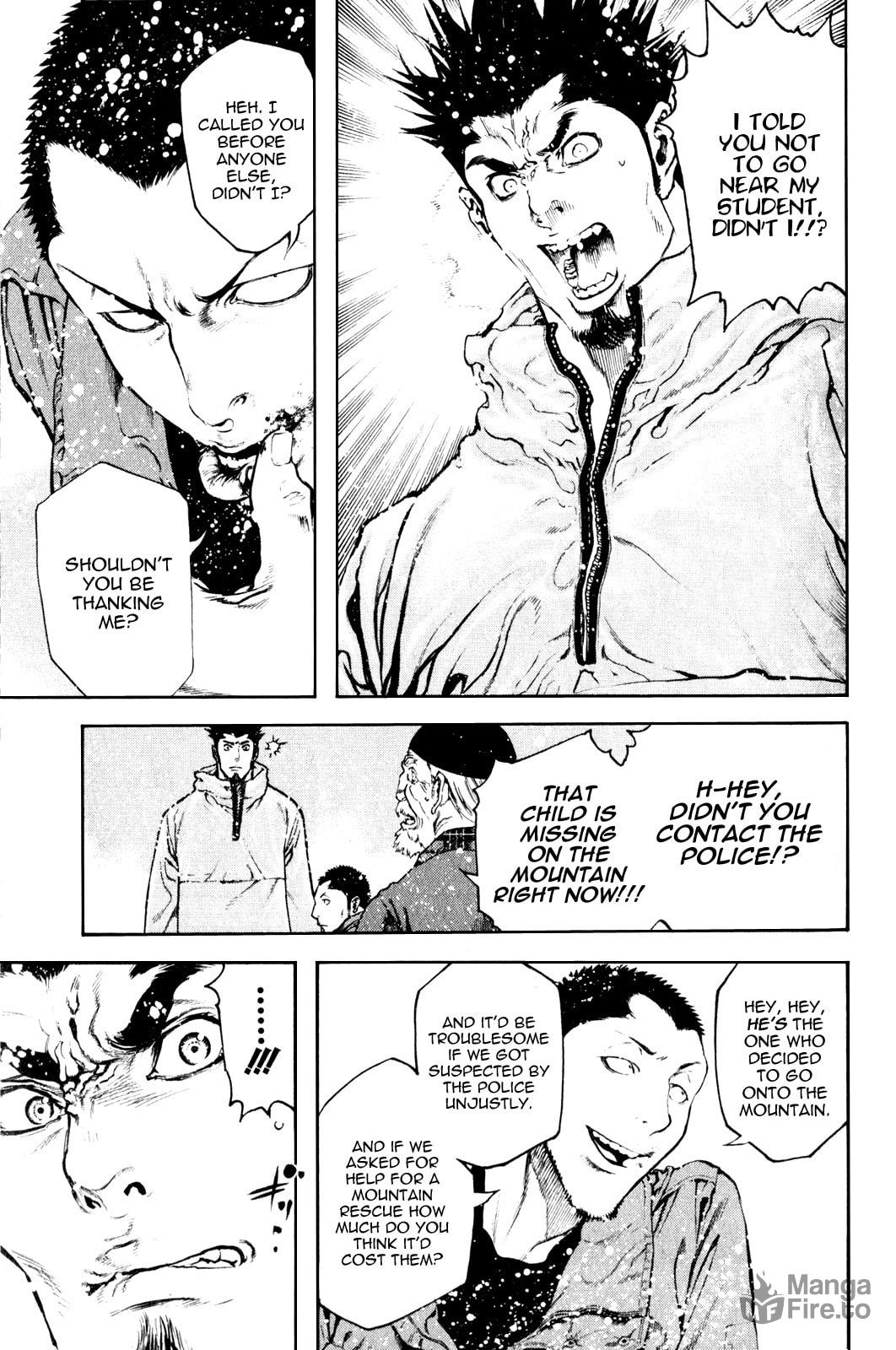 The Climber (Kokou no Hito) Manga Chapter 23 page 15 - Sleet scene