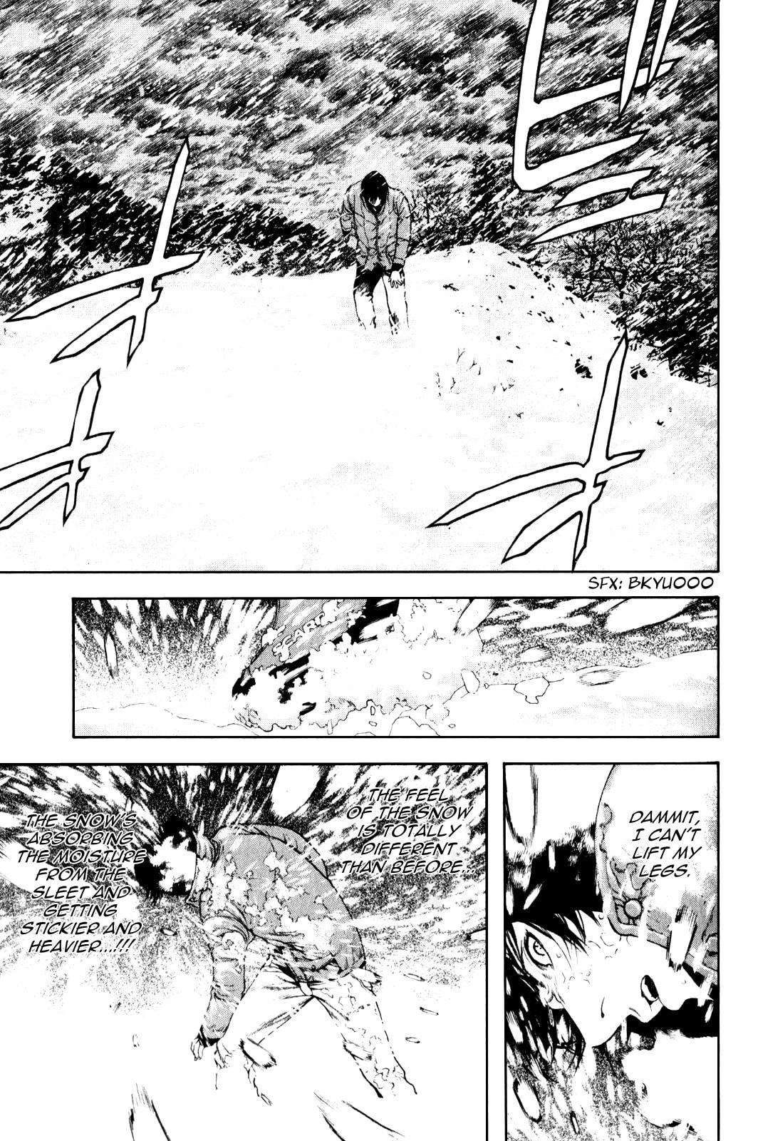 The Climber (Kokou no Hito) Manga Chapter 23 page 7 - Sleet scene