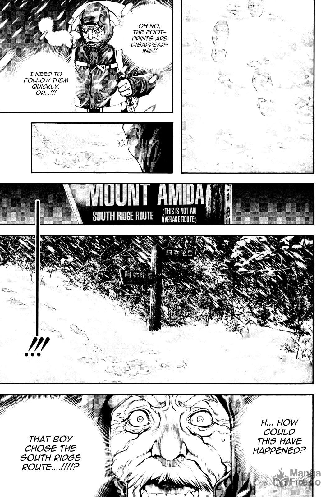 The Climber (Kokou no Hito) Manga Chapter 23 page 9 - Sleet scene