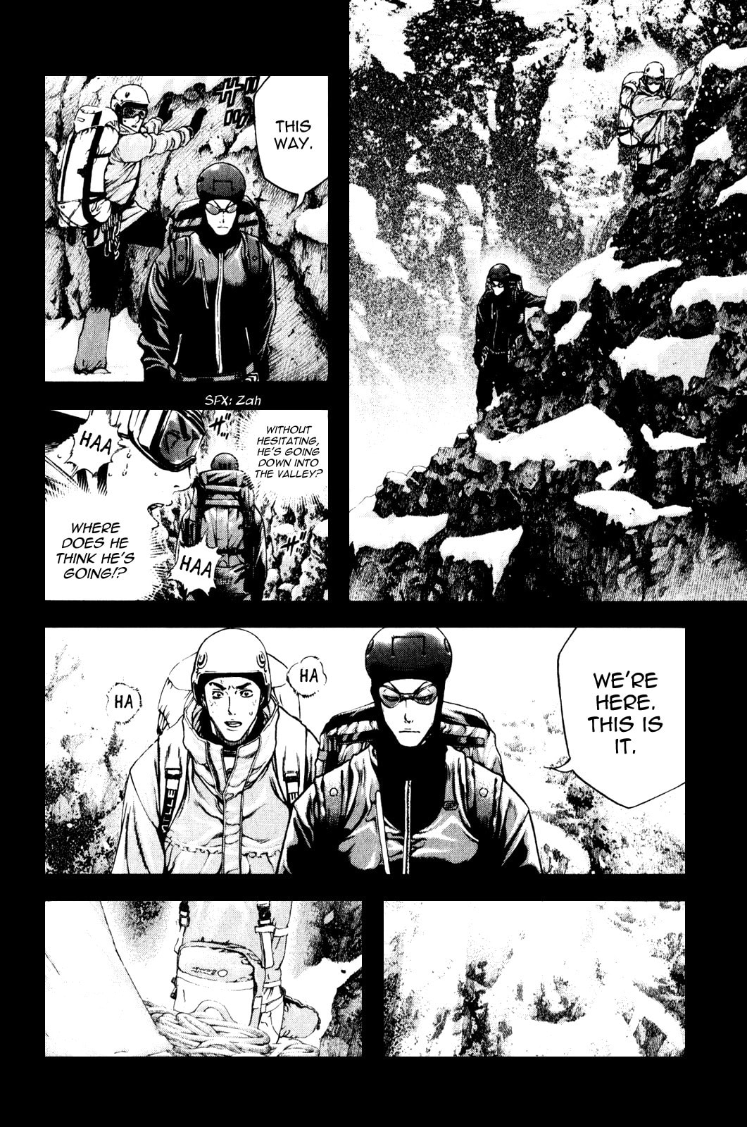 The Climber (Kokou no Hito) Manga Chapter 26 page 8 - Two People's Grudges scene