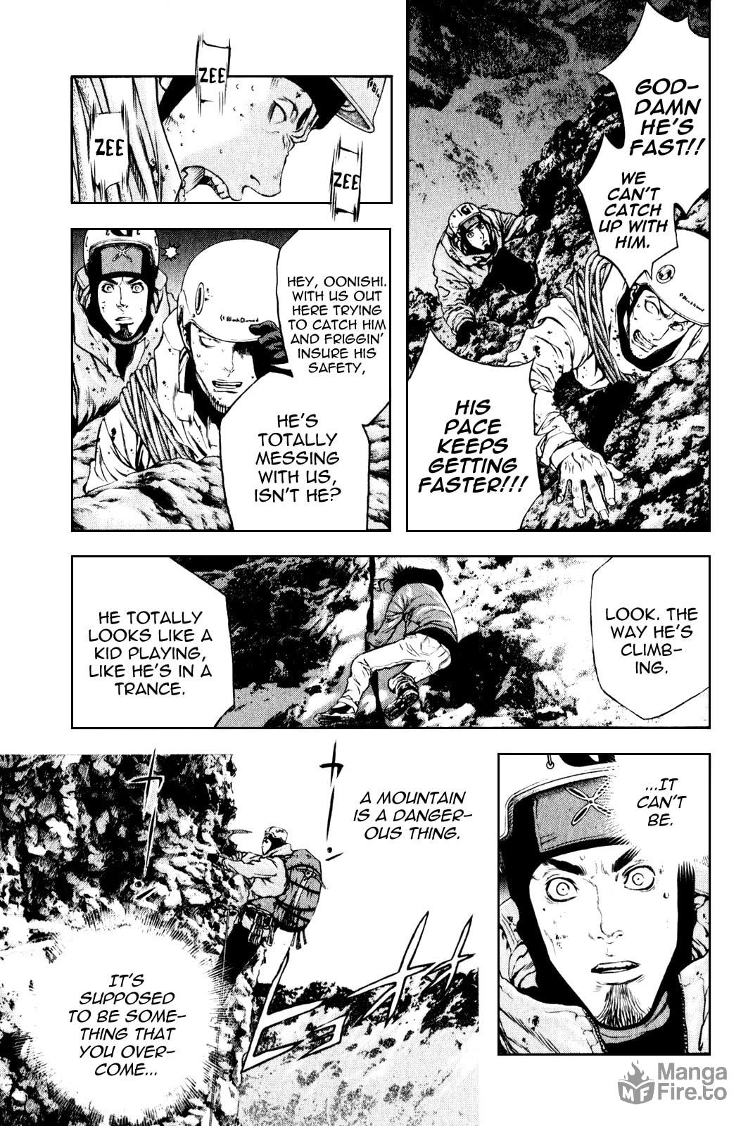 The Climber (Kokou no Hito) Manga Chapter 31 page 6 - Do or Die scene