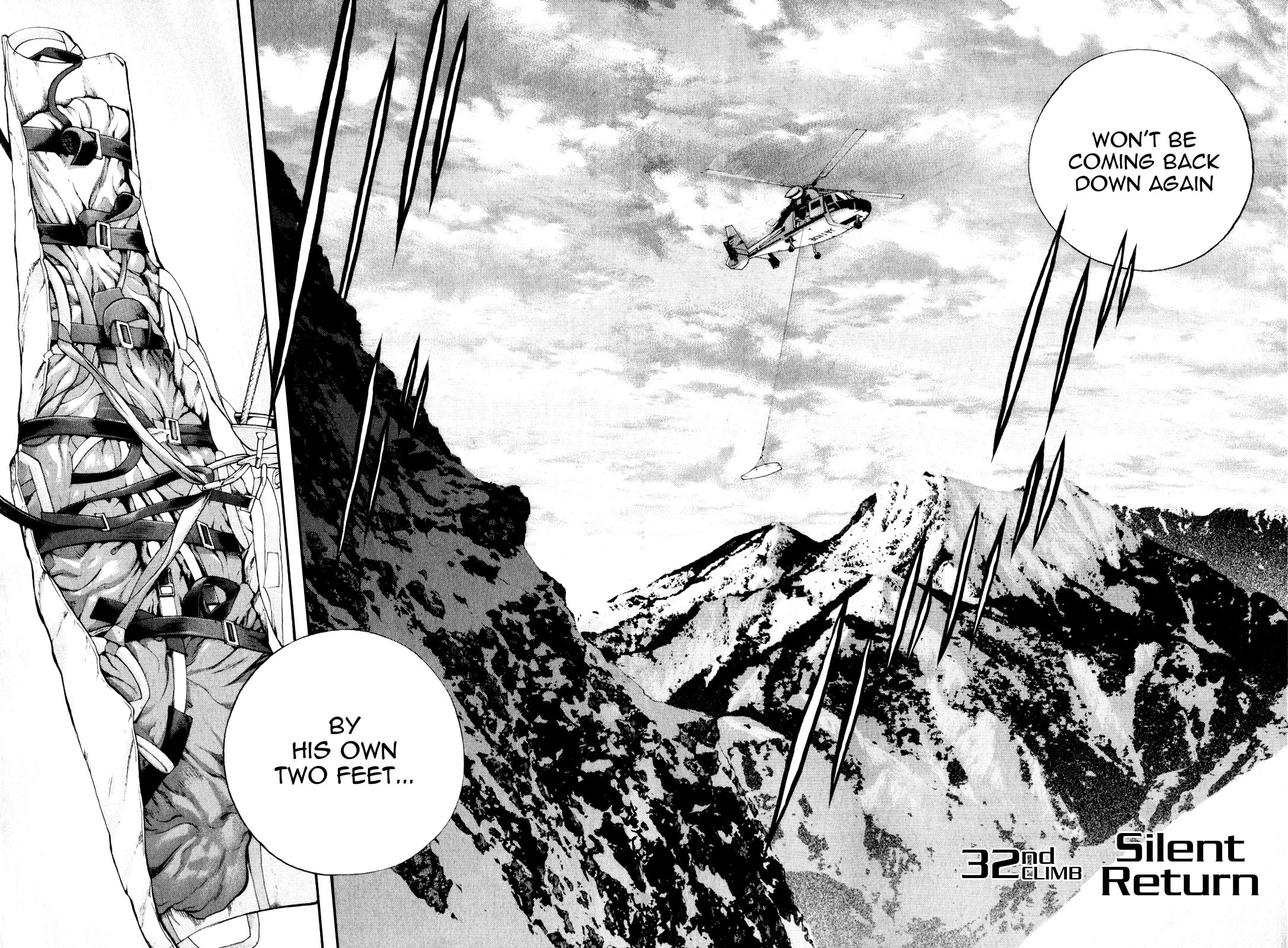 The Climber (Kokou no Hito) Manga Chapter 32 page 8 - Silent Return scene