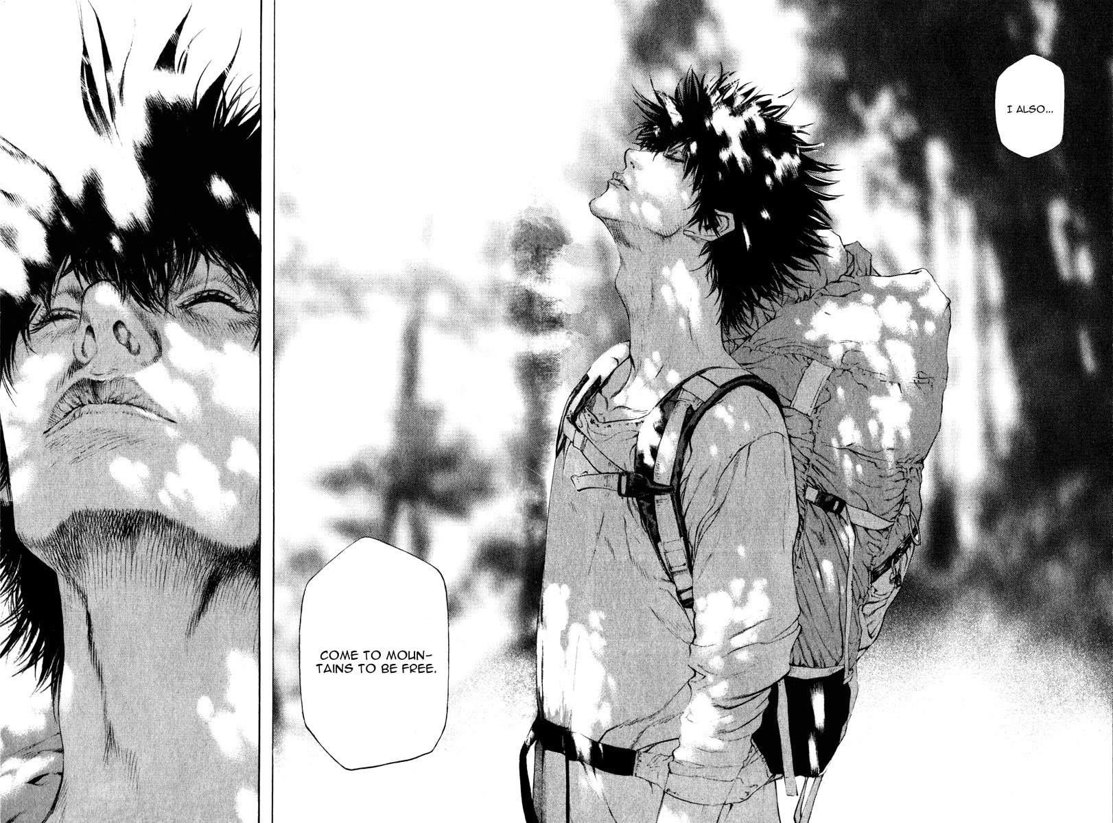 The Climber (Kokou no Hito) Manga Chapter 46 page 10 - Regulations in the Mountains scene