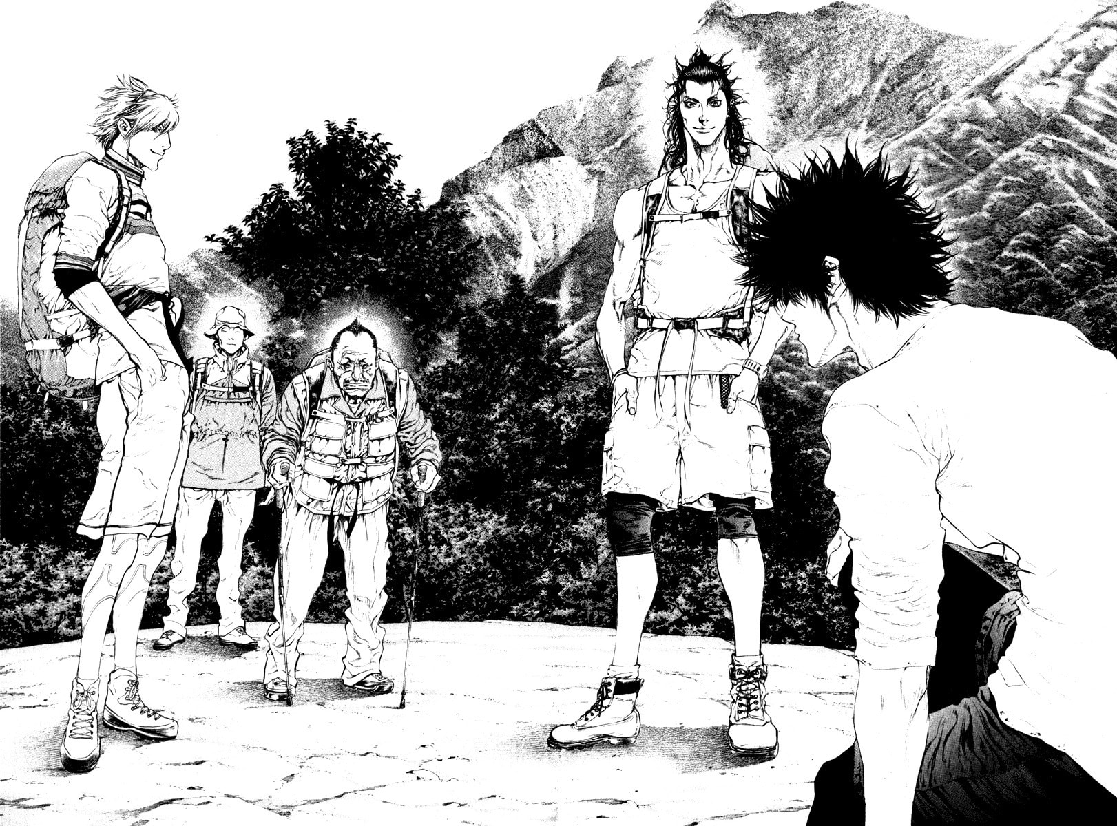 The Climber (Kokou no Hito) Manga Chapter 47 page 6 - Friction scene