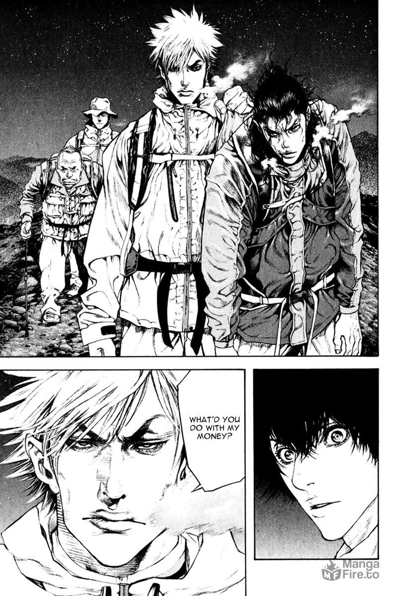 The Climber (Kokou no Hito) Manga Chapter 48 page 17 - Stardust Path Ridge Walk scene