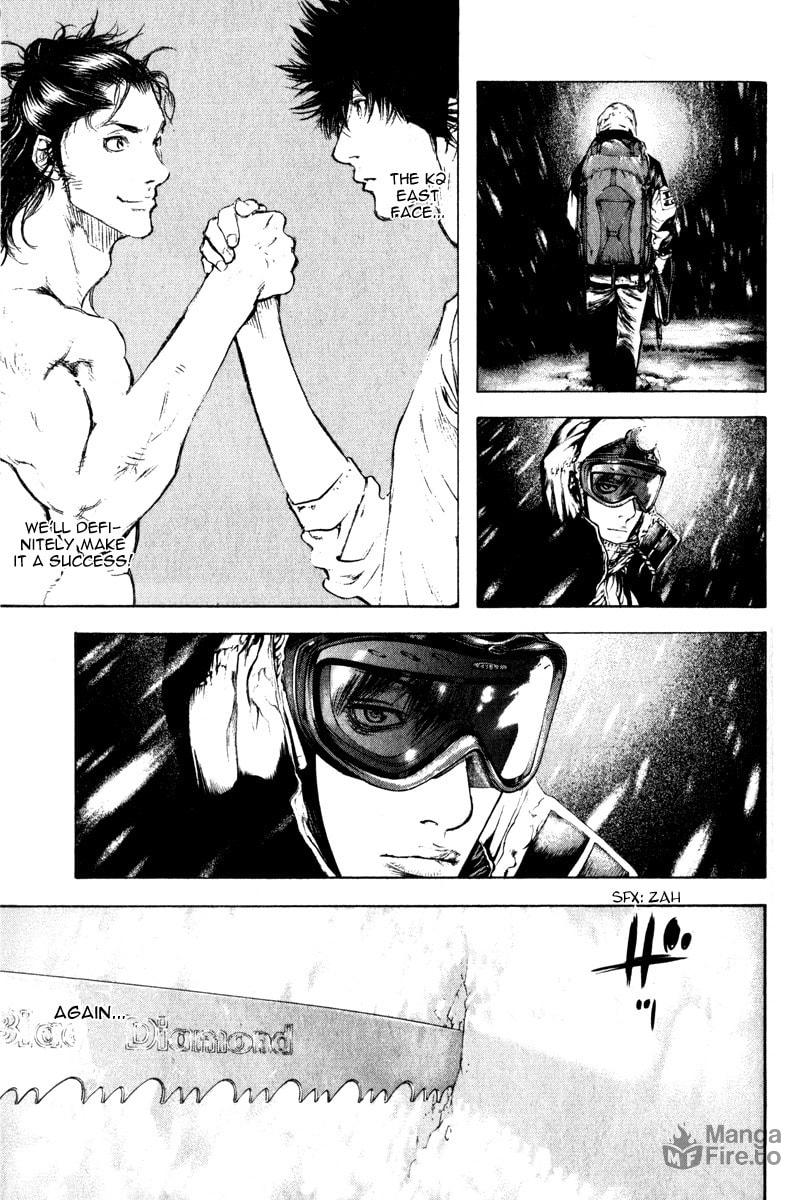 The Climber (Kokou no Hito) Manga Chapter 57 page 6 - Self-Admonition scene