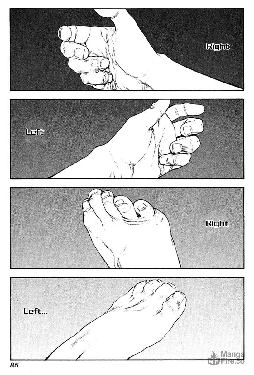 The Climber (Kokou no Hito) Manga Chapter 67 page 3 - Men in the Flames of Hell scene