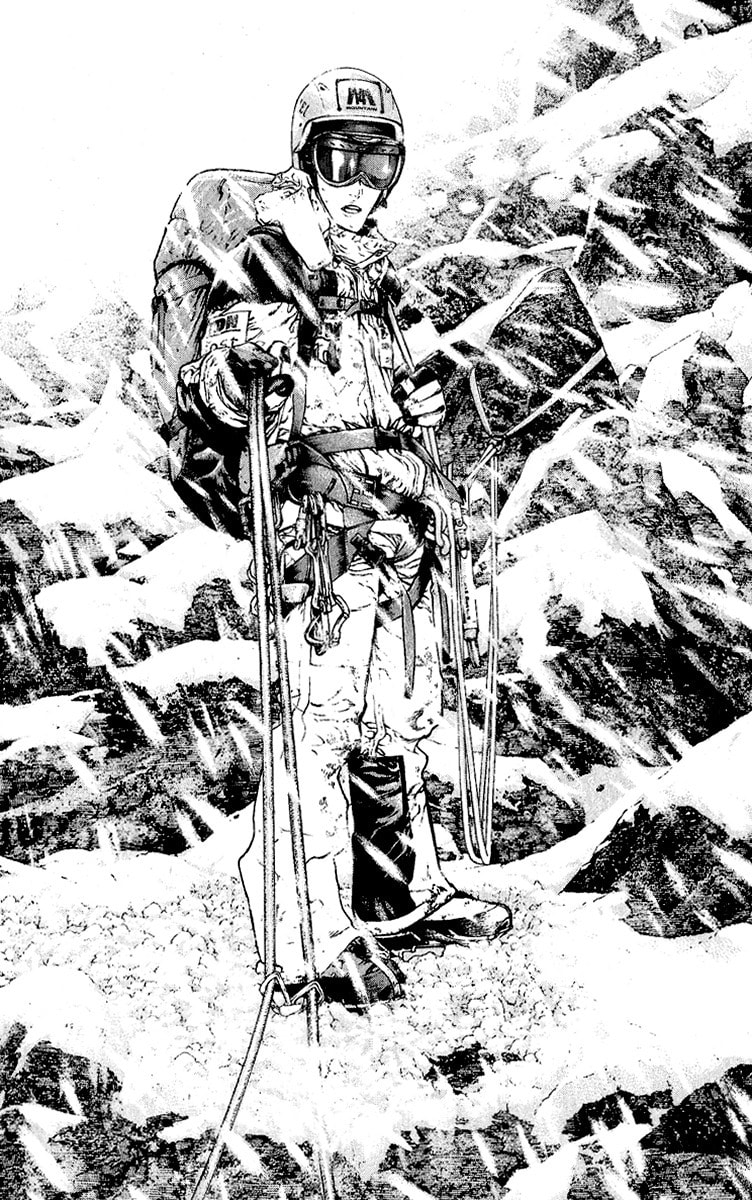 The Climber (Kokou no Hito) Manga Chapter 68 page 8 - Enduring Man scene